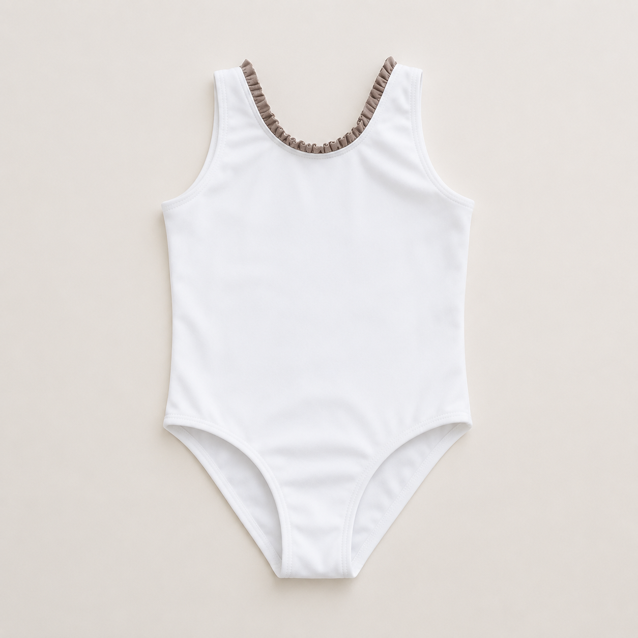 GIRLS - Classic Ruffle Bow One-Piece