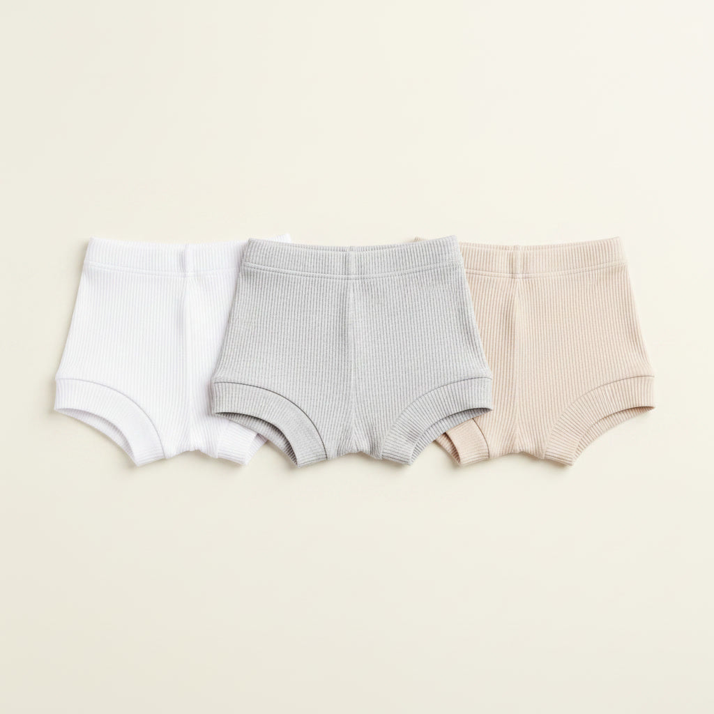 3-Pack Ribbed Shorts