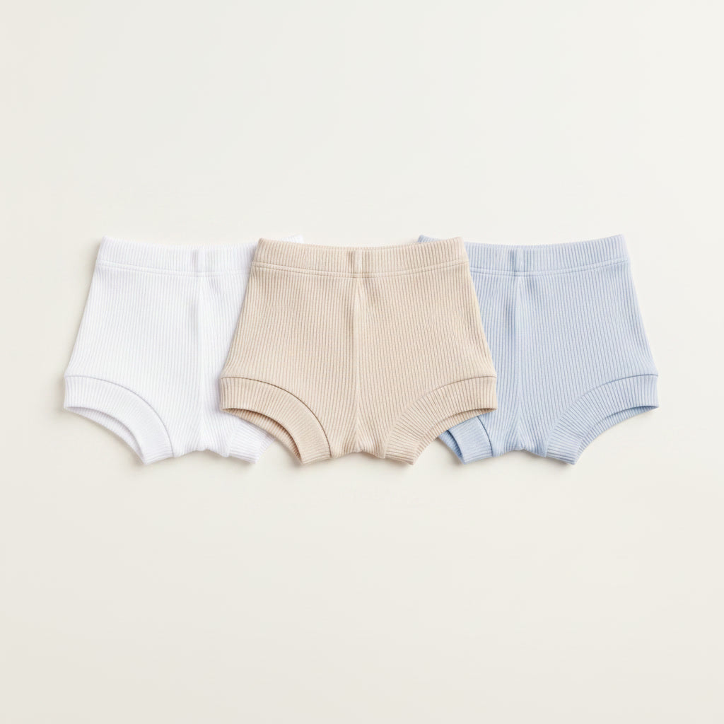 3-Pack Ribbed Shorts