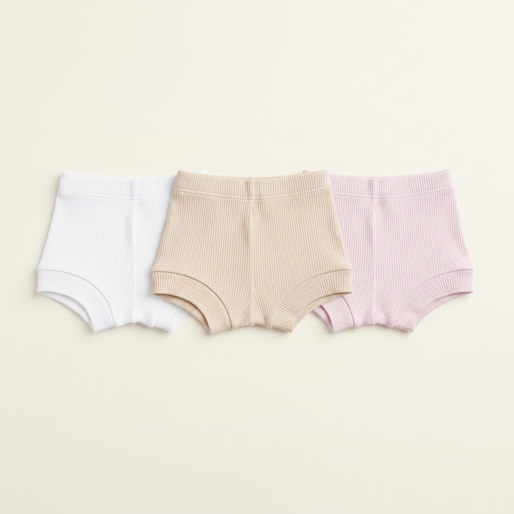 3-Pack Ribbed Shorts
