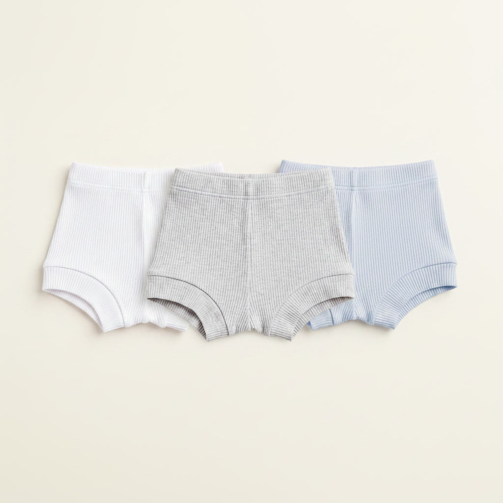 3-Pack Ribbed Shorts