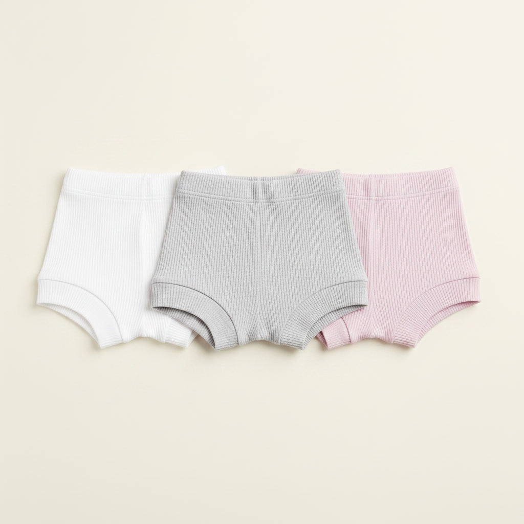 3-Pack Ribbed Shorts