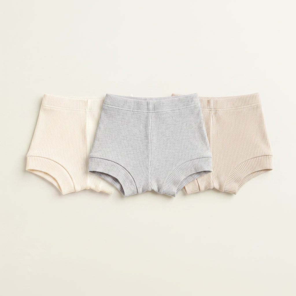 3-Pack Ribbed Shorts