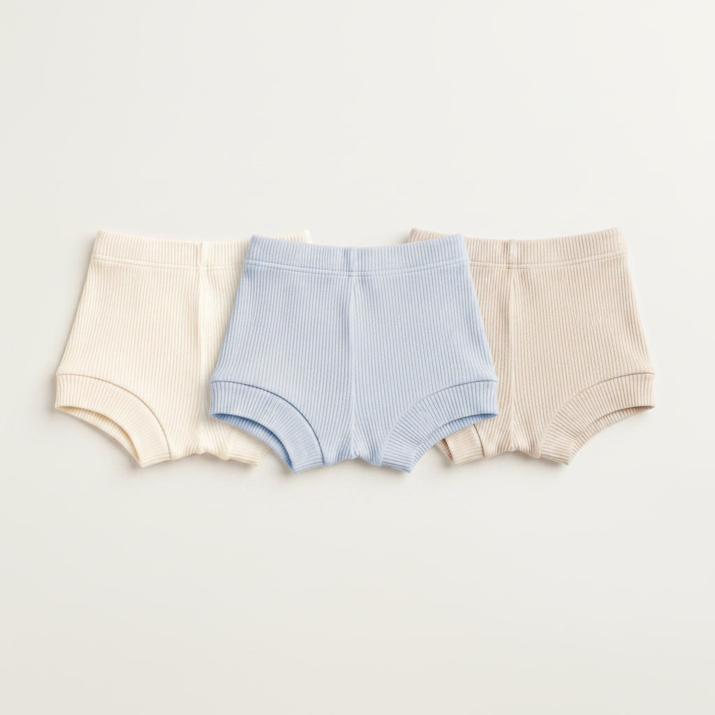 3-Pack Ribbed Shorts