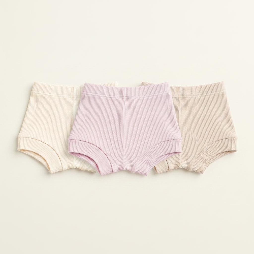 3-Pack Ribbed Shorts