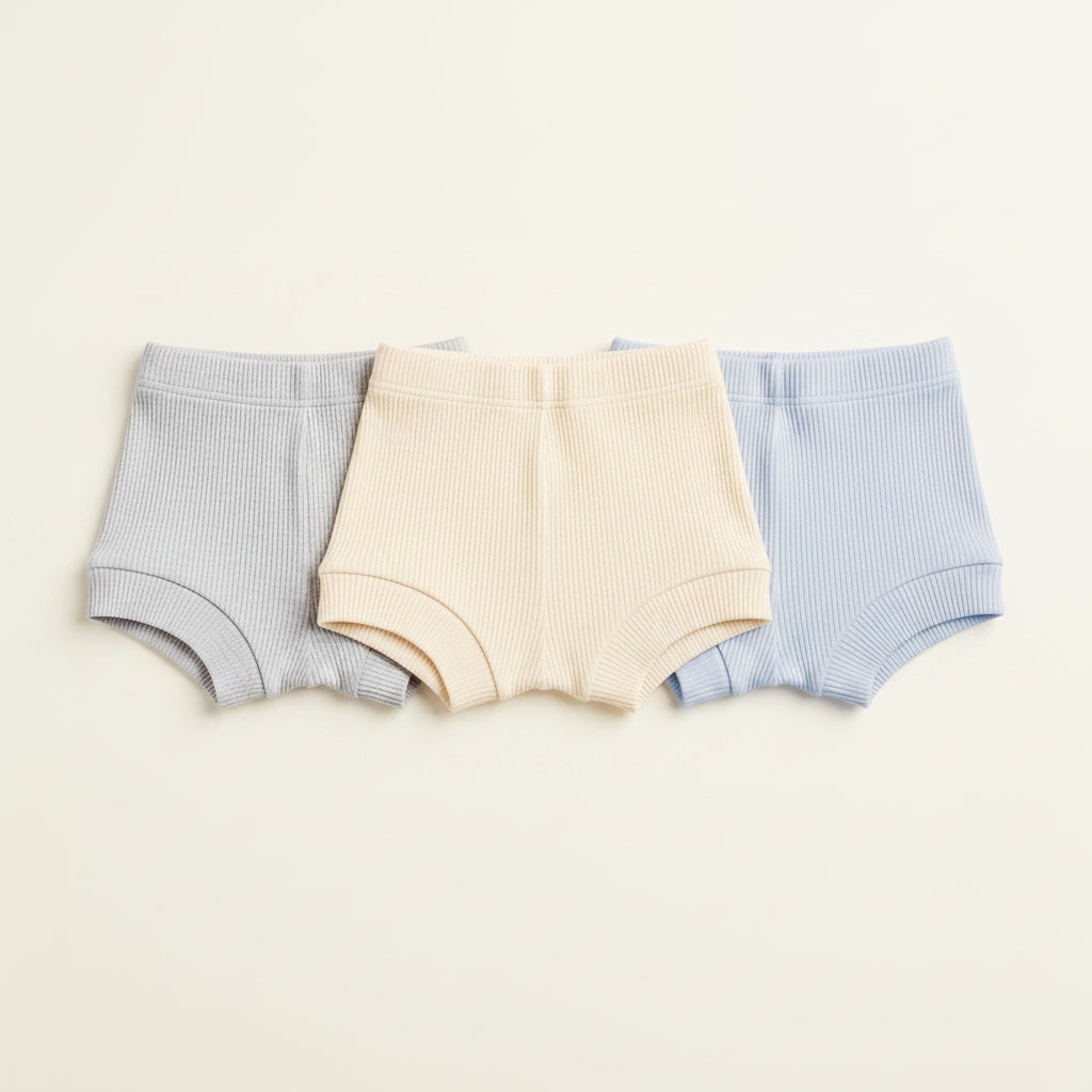 3-Pack Ribbed Shorts