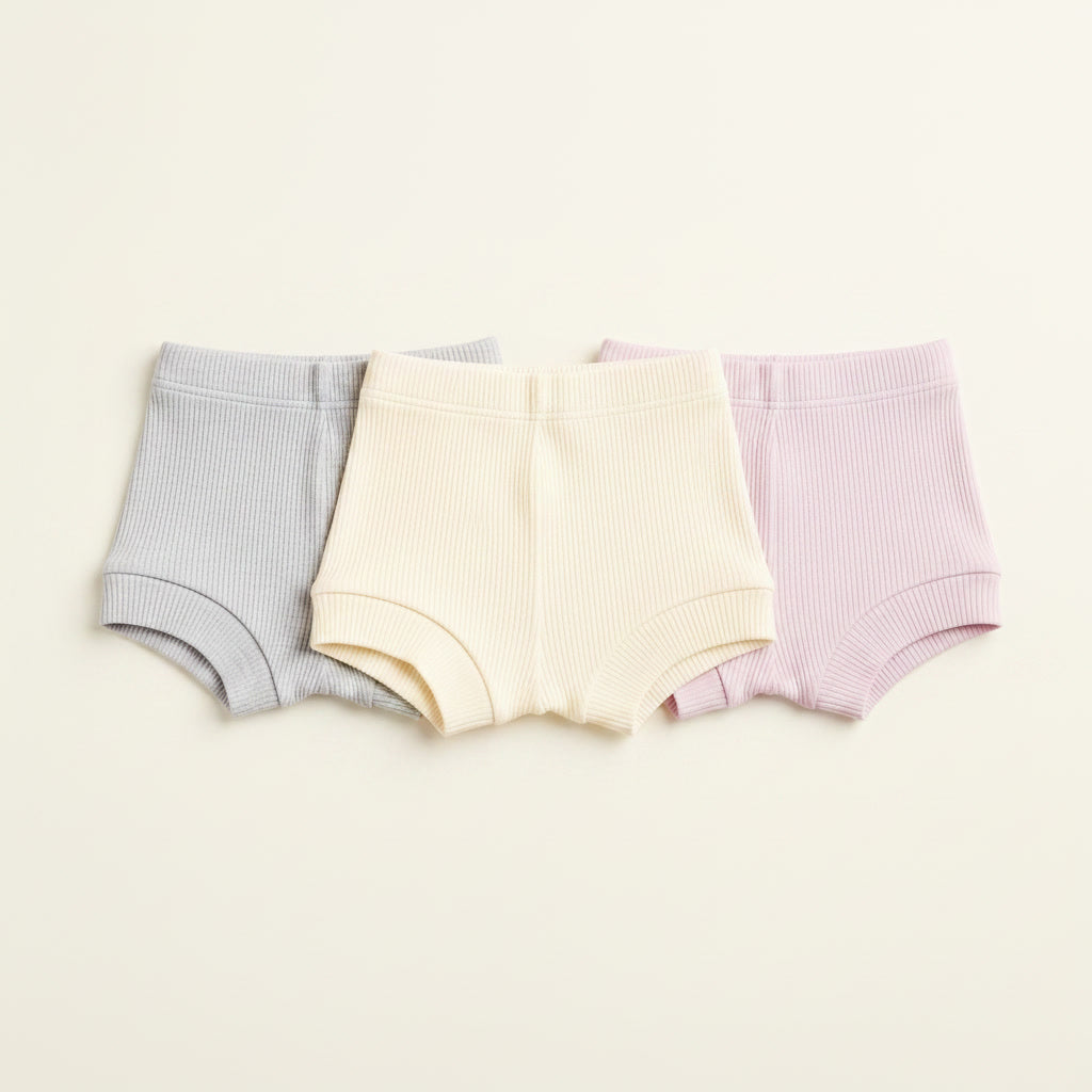 3-Pack Ribbed Shorts