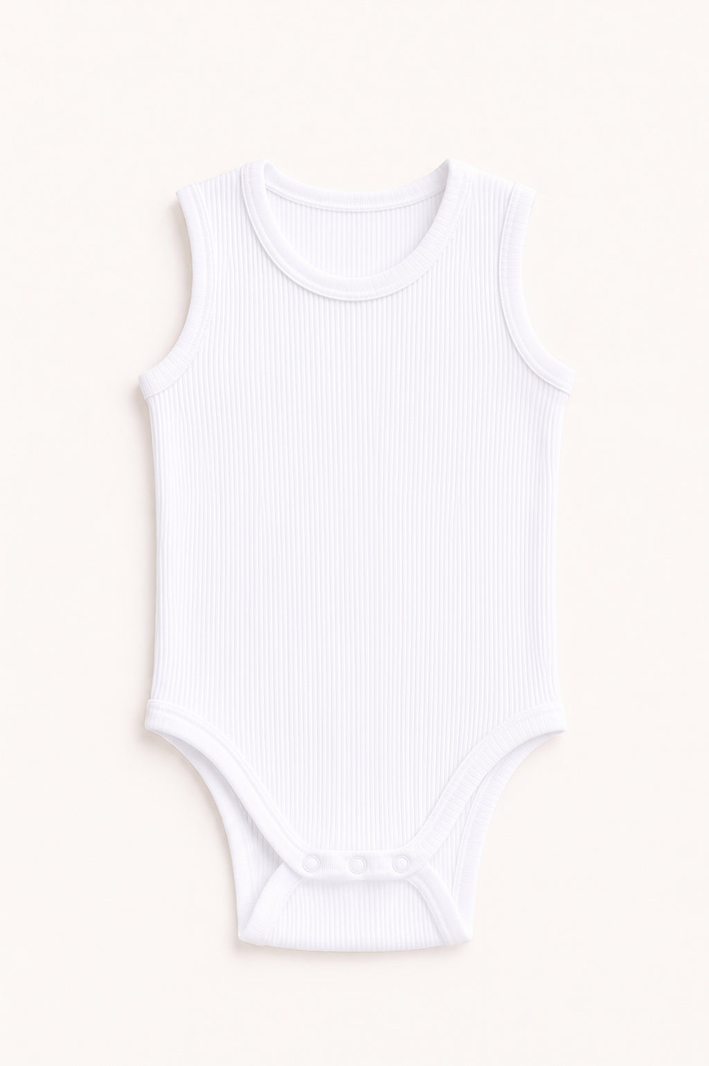 Sleeveless Ribbed Bodysuit