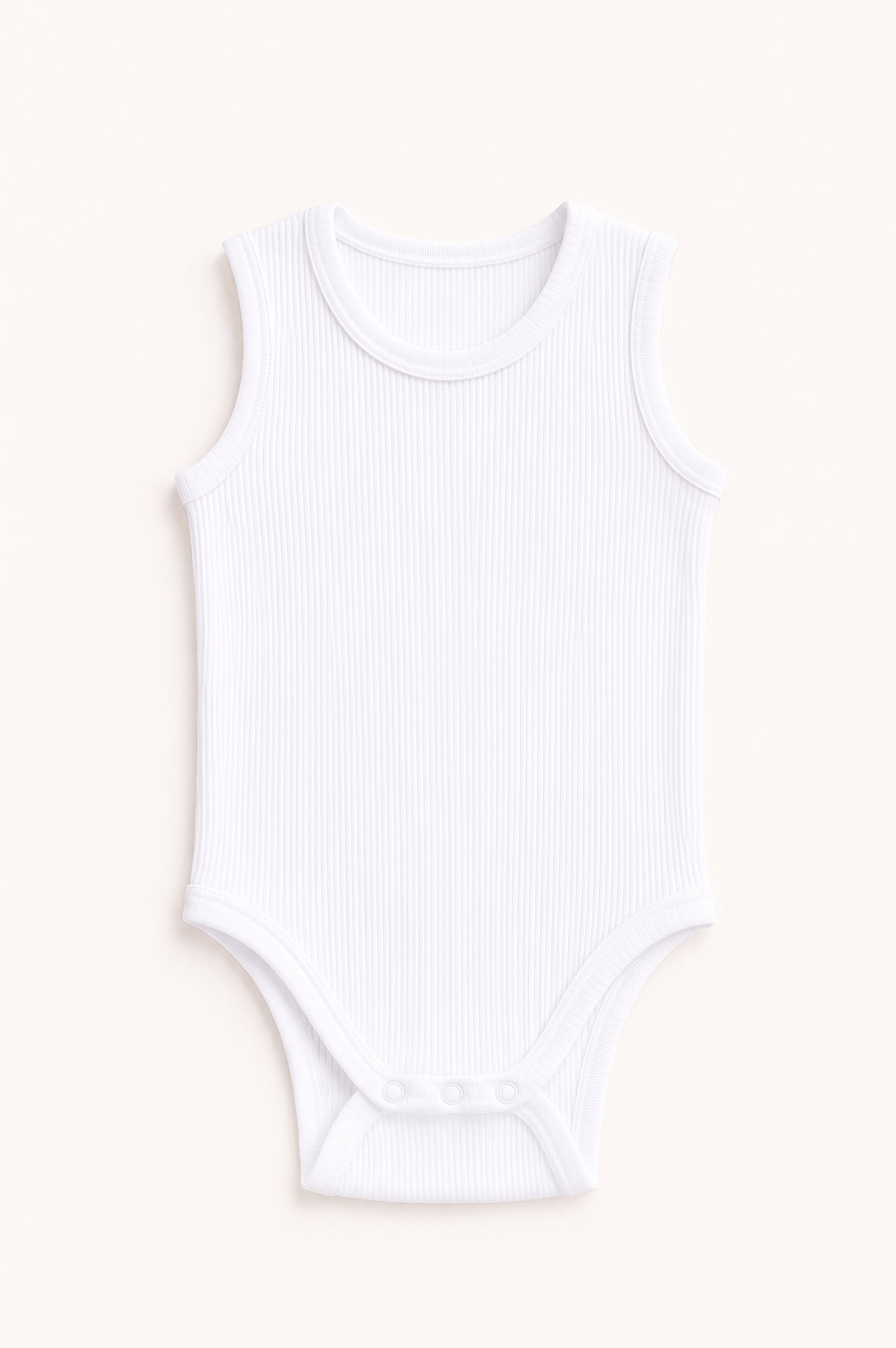 Sleeveless Ribbed Bodysuit