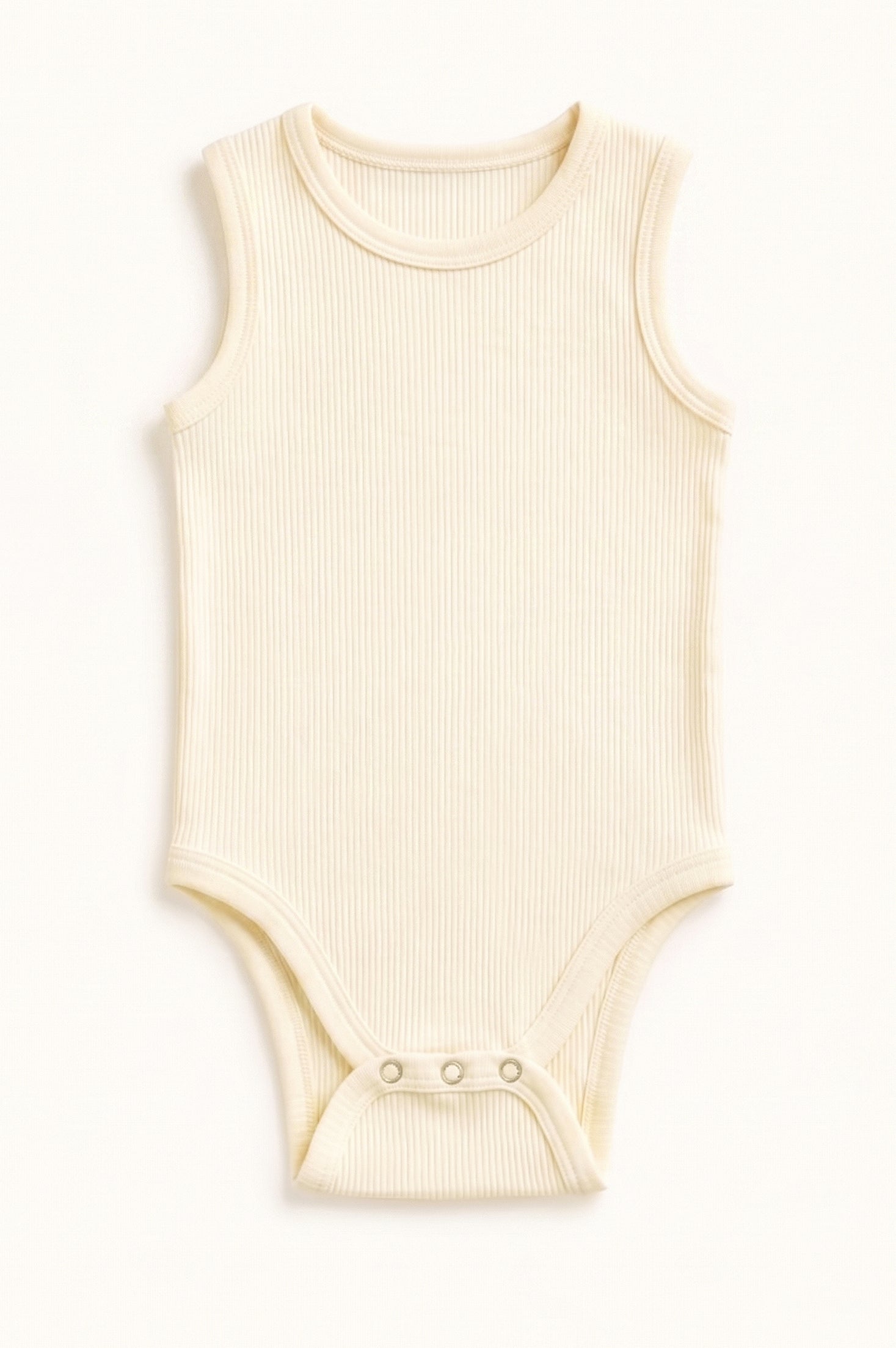 Sleeveless Ribbed Bodysuit