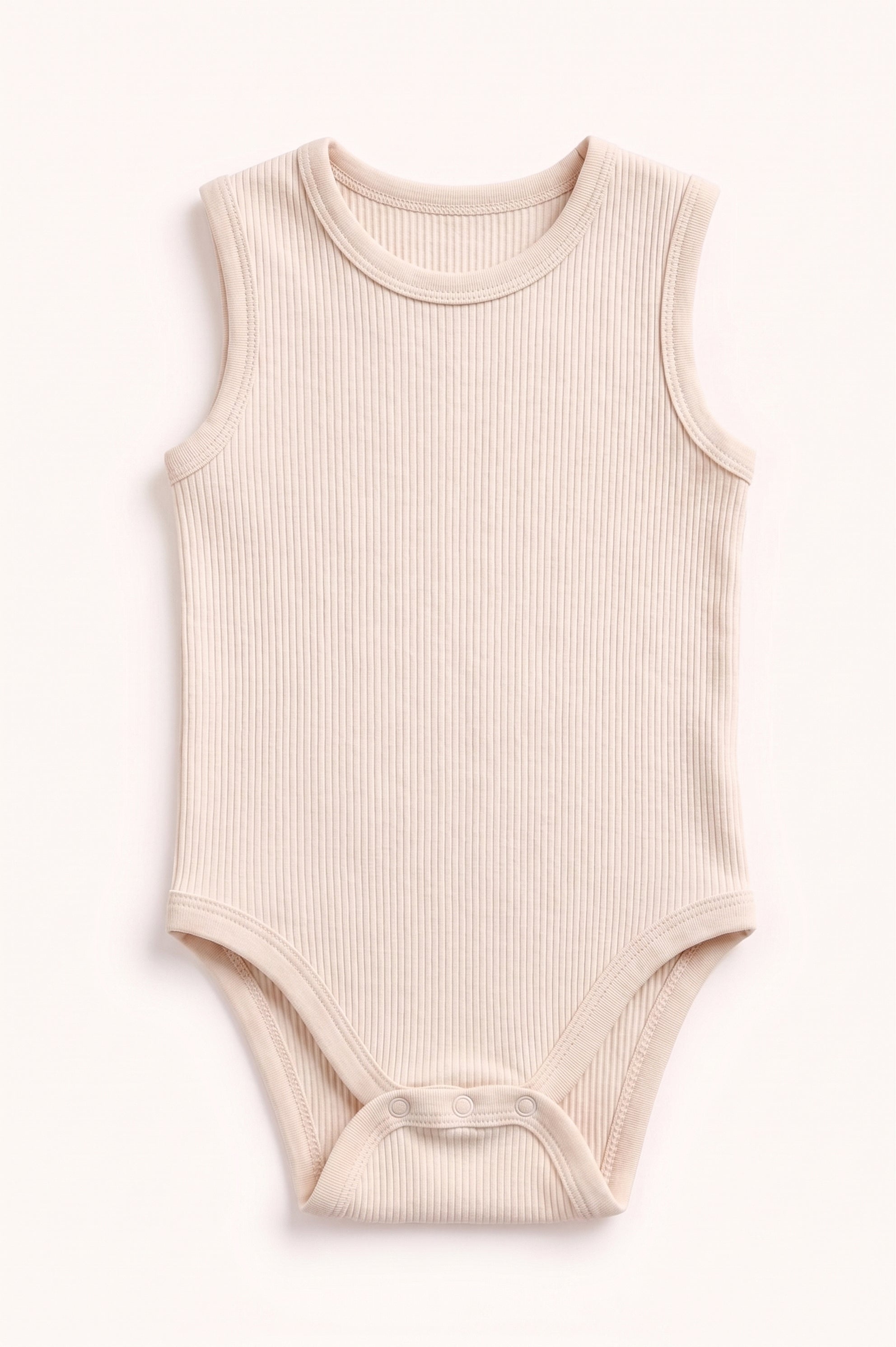 Sleeveless Ribbed Bodysuit
