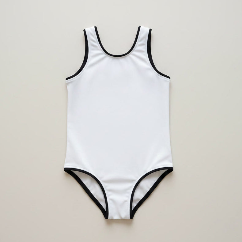 GIRLS - Retro piping One-piece