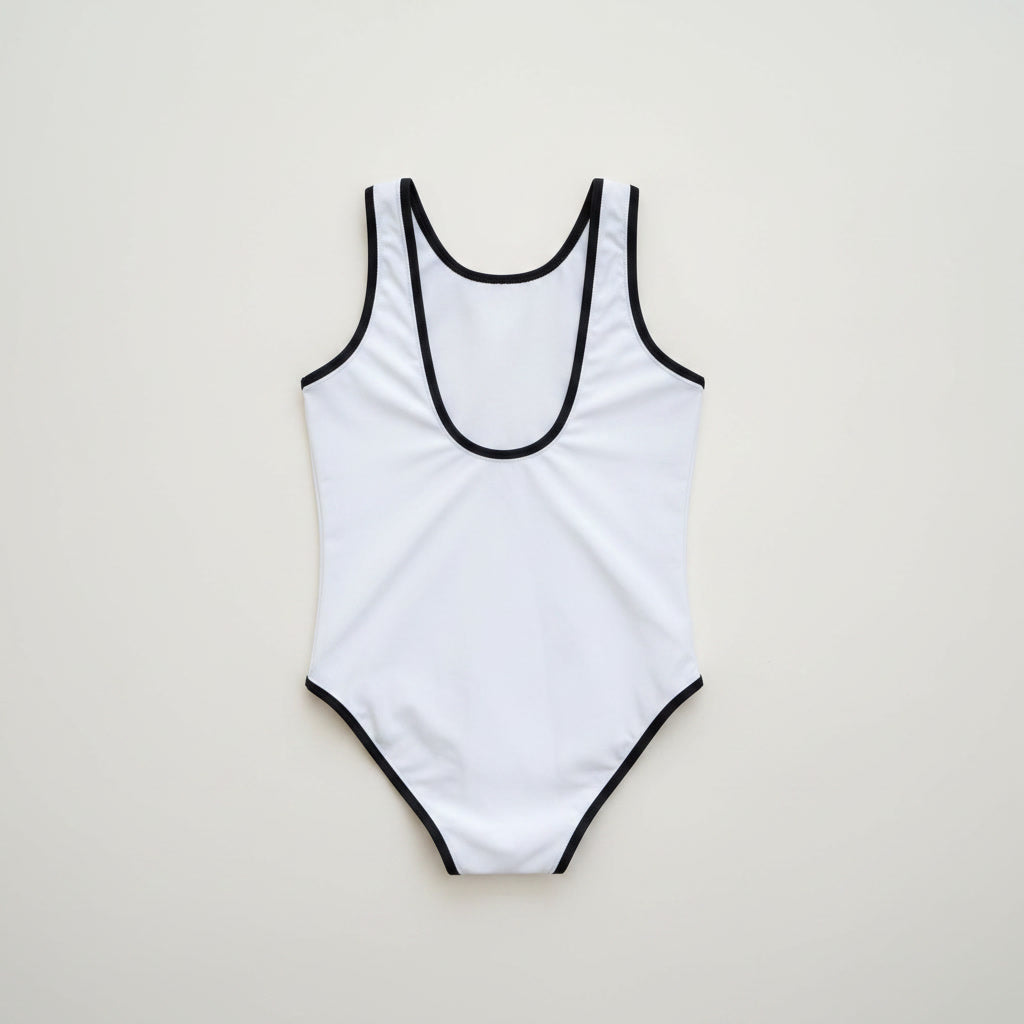 GIRLS - Retro piping One-piece
