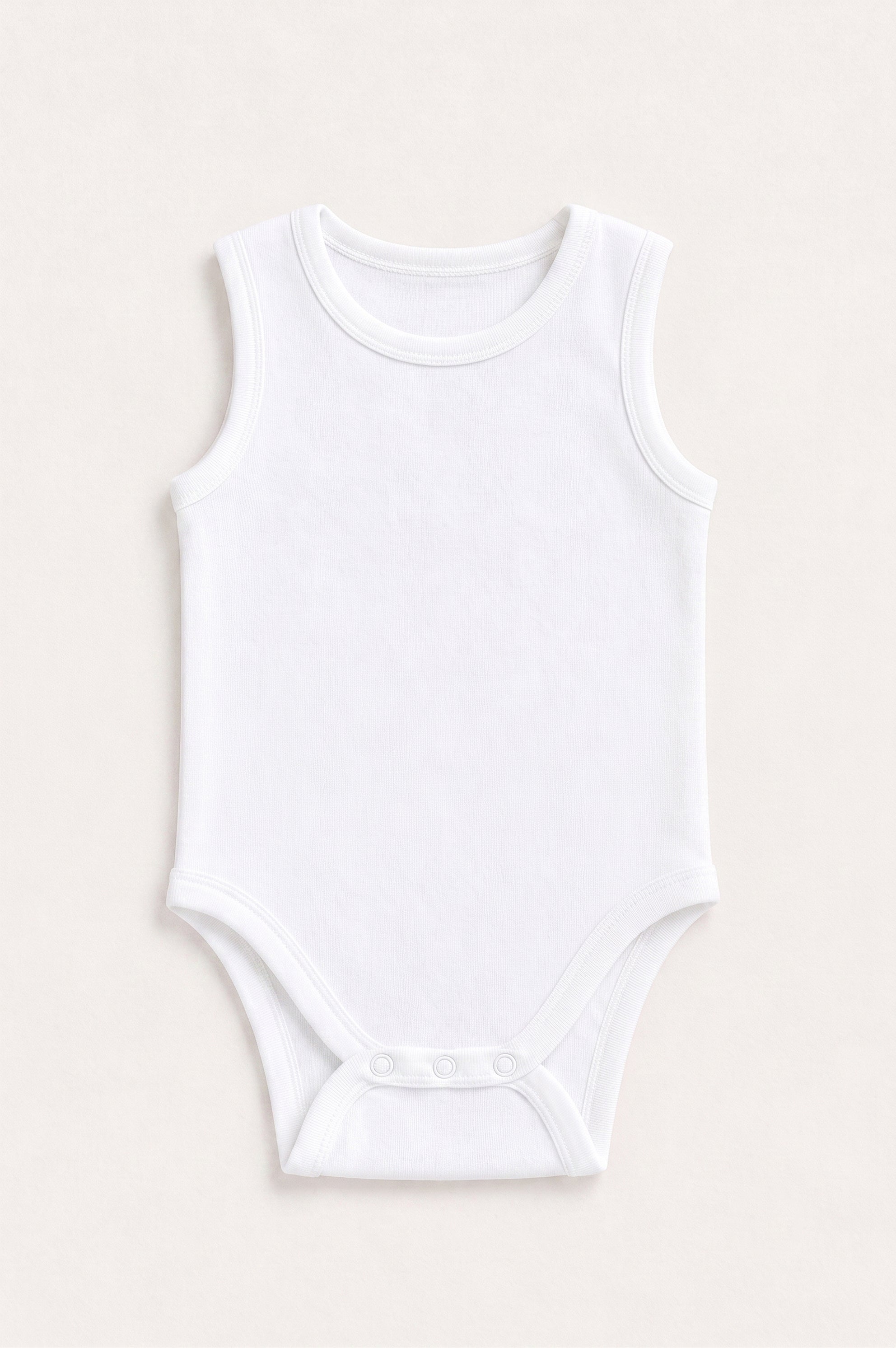 Sleeveless Bodysuit - All White