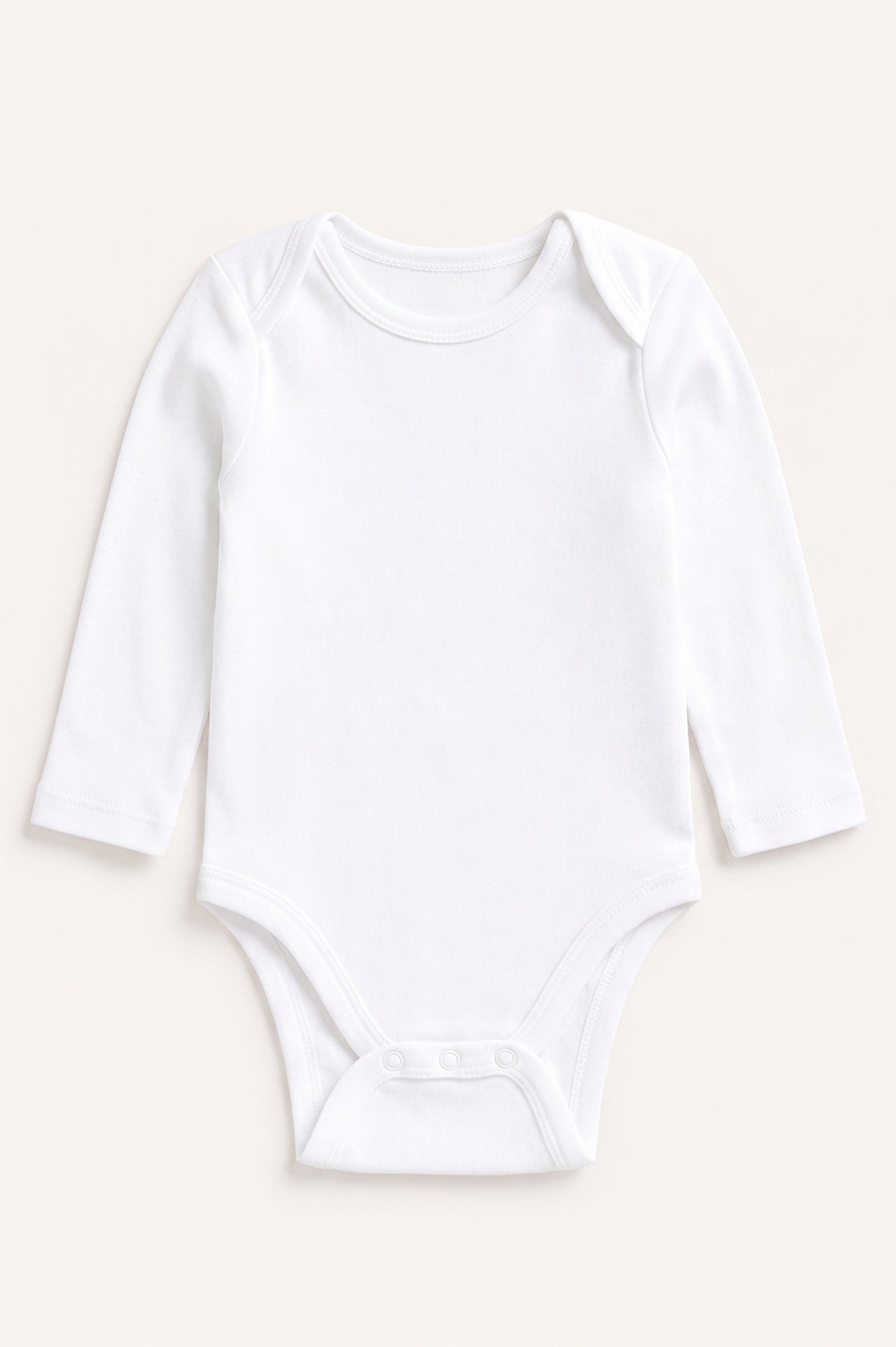 Long Sleeve Bodysuit - All White